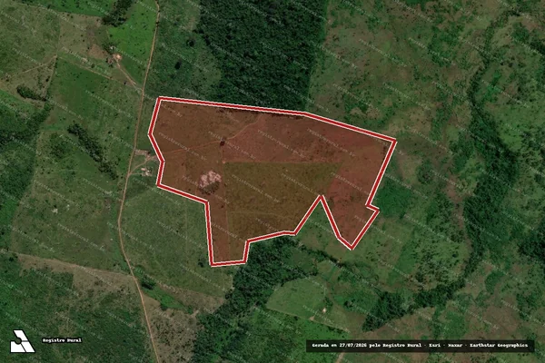 Imagem de satélite de Infração Ambiental em São Félix do Xingu - PA