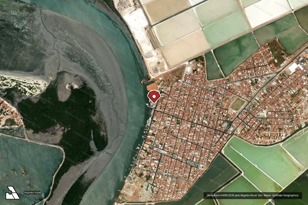 Imagem de satélite — Embargo IBAMA — Infração de pesca(Não Classificada-Móvel) — Areia Branca/RN