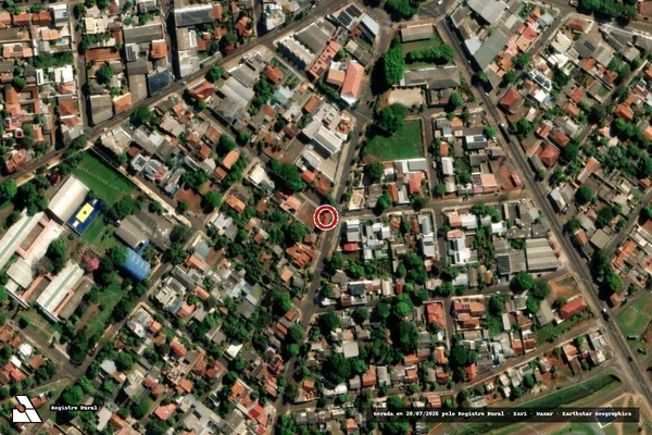Imagem de satélite de Infração Ambiental em Guaíra - PR