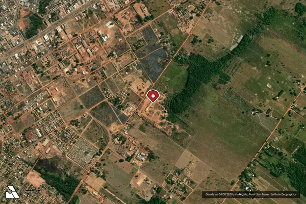 Imagem de satélite — Embargo IBAMA — Infração da Flora - Juína/MT