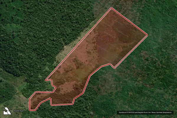 Imagem de satélite de Infração da Flora em Itaituba - PA