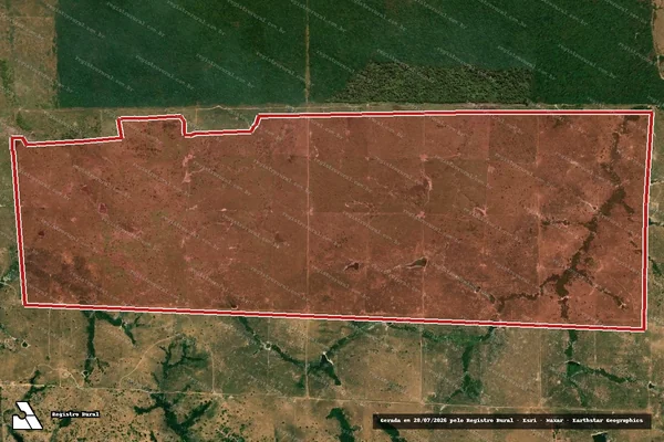Imagem de satélite de Infração Ambiental em Cumaru do Norte - PA