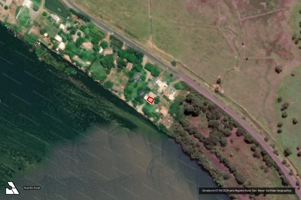 Imagem de satélite de Infração de Licenciamento(Não Classificada-Móvel) em São Brás - AL