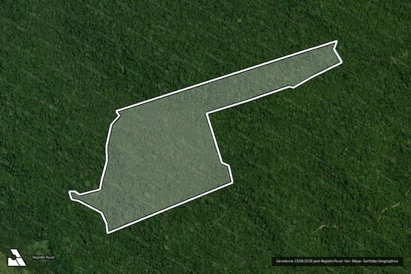 Imagem de satélite — Embargo IBAMA — Infração da Flora - Portel/PA