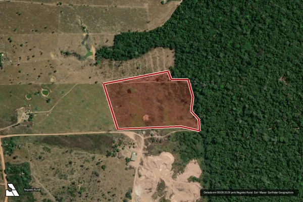 Imagem de satélite de Infração da Flora em Porto Velho - RO