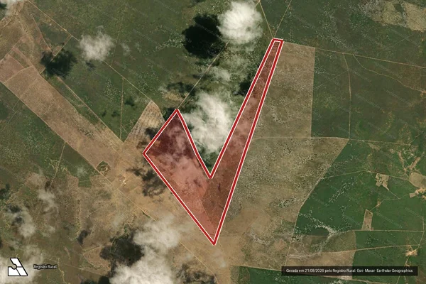 Imagem de satélite de Infração da Flora em Jeremoabo - BA