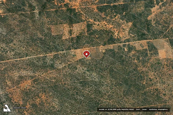 Imagem de satélite — Embargo IBAMA — Infração da Flora — Ibimirim/PE