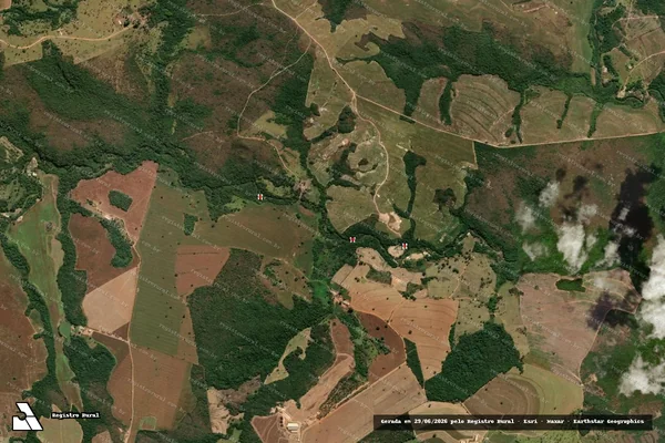 Imagem de satélite de Infração Ambiental em Silvânia - GO