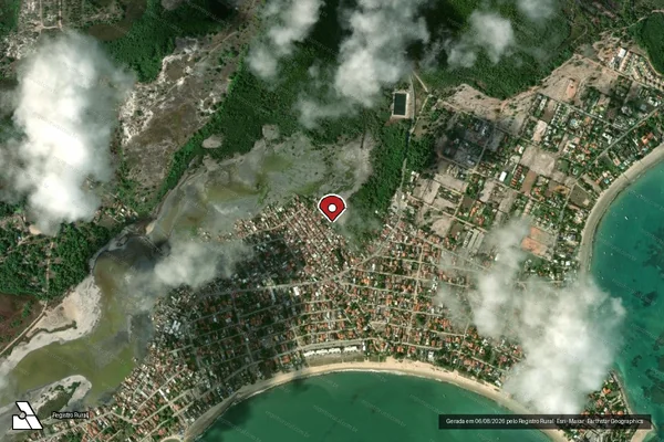 Imagem de satélite — Embargo IBAMA — Infração Ambiental - Ipojuca/PE