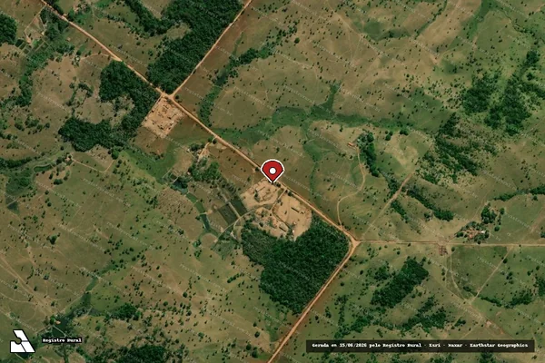 Imagem de satélite — Embargo IBAMA — Infração de Administração Ambiental(Não Classificada-Móvel) — Brasília/DF