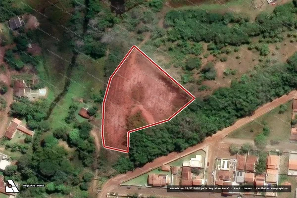 Imagem de satélite de Infração Ambiental em Serra - ES