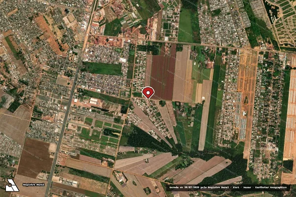 Imagem de satélite — Embargo IBAMA — Infração de Administração Ambiental(Não Classificada-Móvel) - Sinop/MT