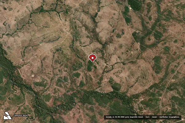 Imagem de satélite — Embargo IBAMA — Infração da Flora — Arraias/TO