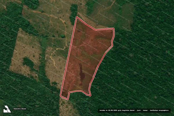 Imagem de satélite de Infração Ambiental em Machadinho D'Oeste - RO