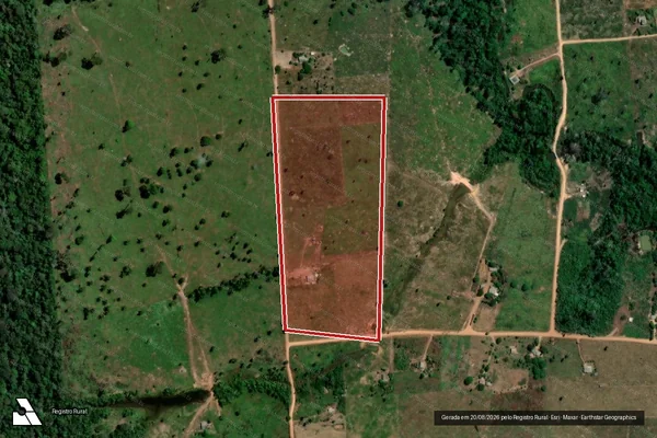 Imagem de satélite de Infração da Flora em Porto Velho - RO