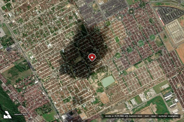 Imagem de satélite — Embargo IBAMA — Infração Ambiental - Maceió/AL