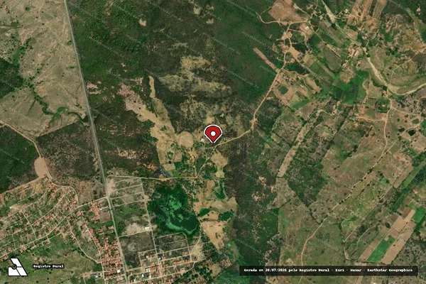 Imagem de satélite — Embargo Ambiental — Conceição/PB