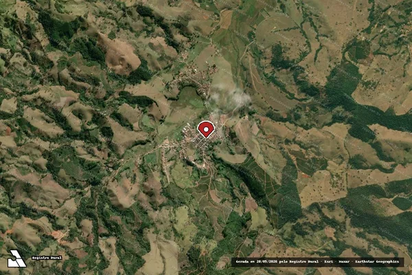 Imagem de satélite — Embargo IBAMA — Infração da Fauna — Dom Viçoso/MG