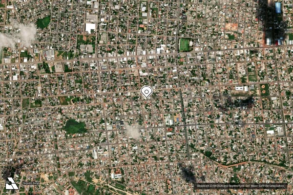 Imagem de satélite — Embargo IBAMA — Infração Ambiental - Boa Vista/RR