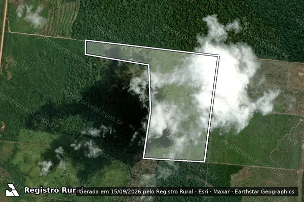 Imagem de satélite de Infração Ambiental em Humaitá - AM