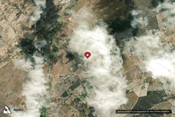 Imagem de satélite — Embargo IBAMA — Infração Ambiental — Capoeiras/PE