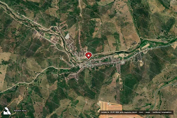 Imagem de satélite — Embargo IBAMA — Infração Ambiental - Santana do Mundaú/AL