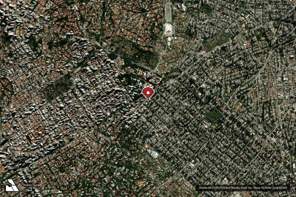 Imagem de satélite de Infração da Fauna em São Paulo - SP (marcador da localização)