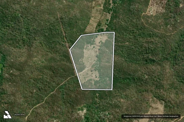 Imagem de satélite — Embargo IBAMA — Infração da Flora — Sousa/PB