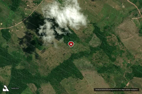 Imagem de satélite — Embargo IBAMA — Infração Ambiental - Nova Ipixuna/PA