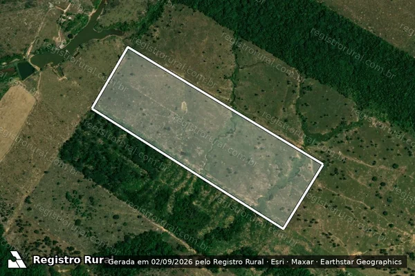 Imagem de satélite de Infração da Flora em Porto Velho - RO