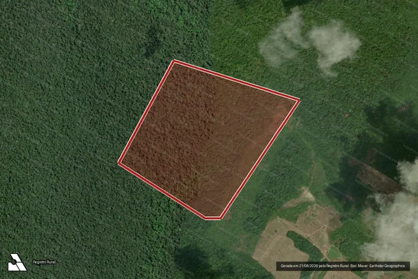 Imagem de satélite de Infração Ambiental em Cantá - RR