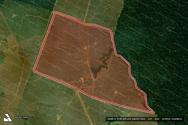 Imagem de satélite de Desmatamento em Porto Velho - RO