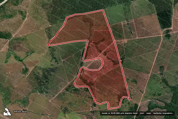 Imagem de satélite de Desmatamento em Altamira - PA