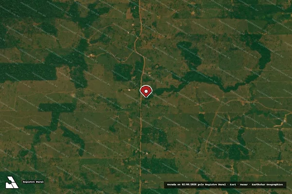 Imagem de satélite — Embargo IBAMA — Infração Ambiental - Ariquemes/RO