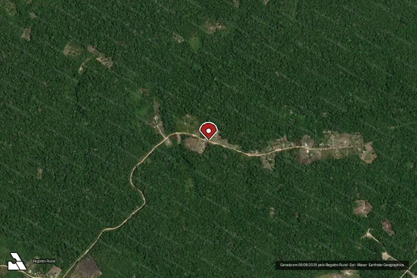 Imagem de satélite — Embargo Ambiental - Manaus/AM