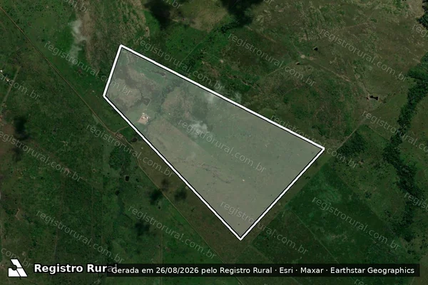 Imagem de satélite de Infração Ambiental em Nova Mamoré - RO