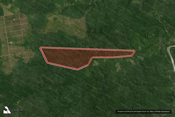 Imagem de satélite — Embargo Ambiental — Ipixuna do Pará/PA
