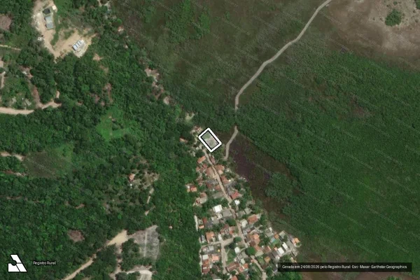 Imagem de satélite de Infração da Flora em Porto Seguro - BA