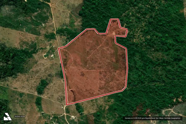 Imagem de satélite de Infração da Flora em São Félix do Xingu - PA