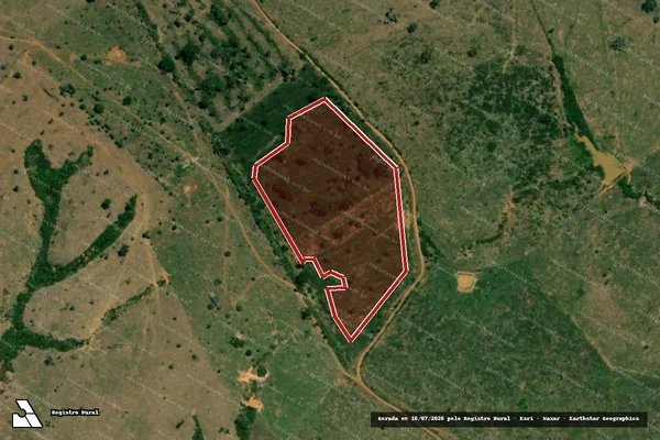 Imagem de satélite de Infração Ambiental em Porto Velho - RO