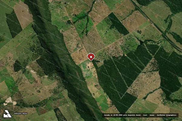Imagem de satélite — Embargo IBAMA — Infração Ambiental - Pontes e Lacerda/MT