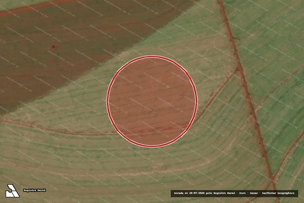 Imagem de satélite de Infração Ambiental em Itumbiara - GO