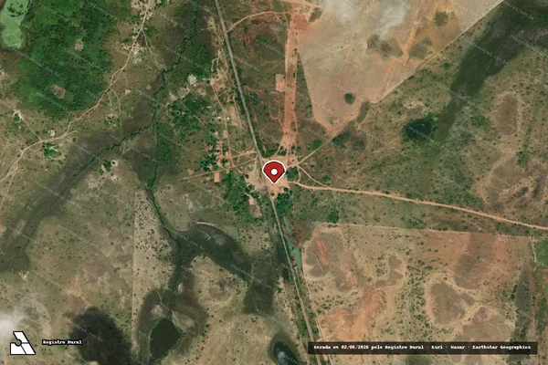 Imagem de satélite — Embargo IBAMA — Infração Ambiental — Redenção/PA