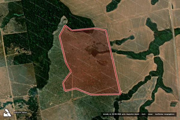 Imagem de satélite de Infração Ambiental em Altamira - PA