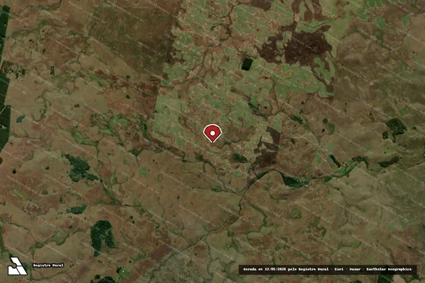 Imagem de satélite — Embargo IBAMA — Infração da Flora - São Francisco de Paula/RS
