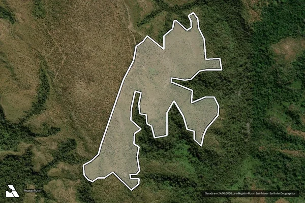 Imagem de satélite de Infração da Flora em Goiatins - TO