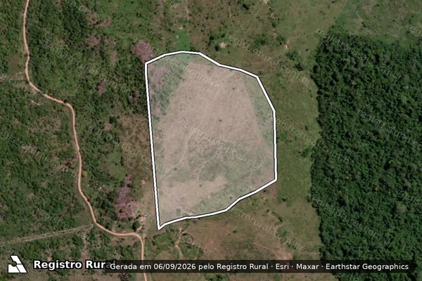 Imagem de satélite de Infração Ambiental em São Félix do Xingu - PA