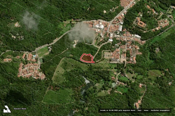Imagem de satélite de Infração Ambiental em Guaramiranga - CE