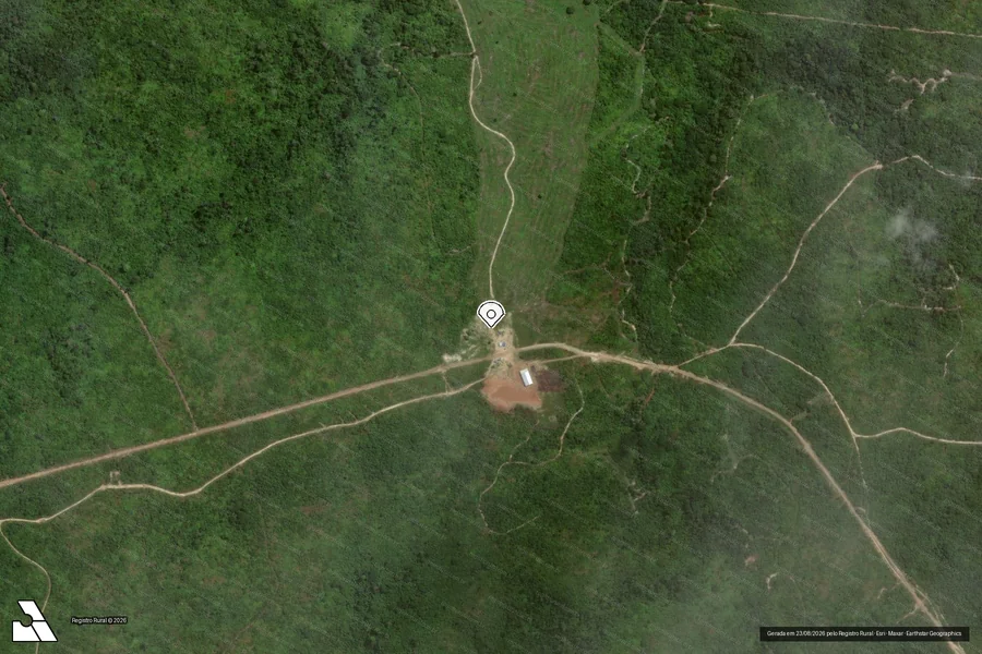 Imagem aérea do item A