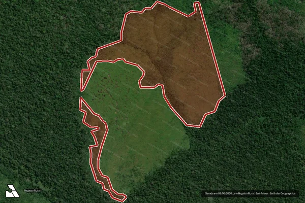 Imagem de satélite de Infração da Flora em Apuí - AM